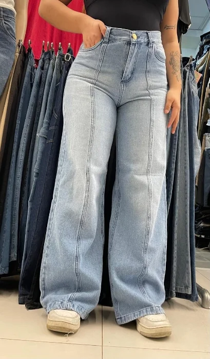 Wide Leg Costura