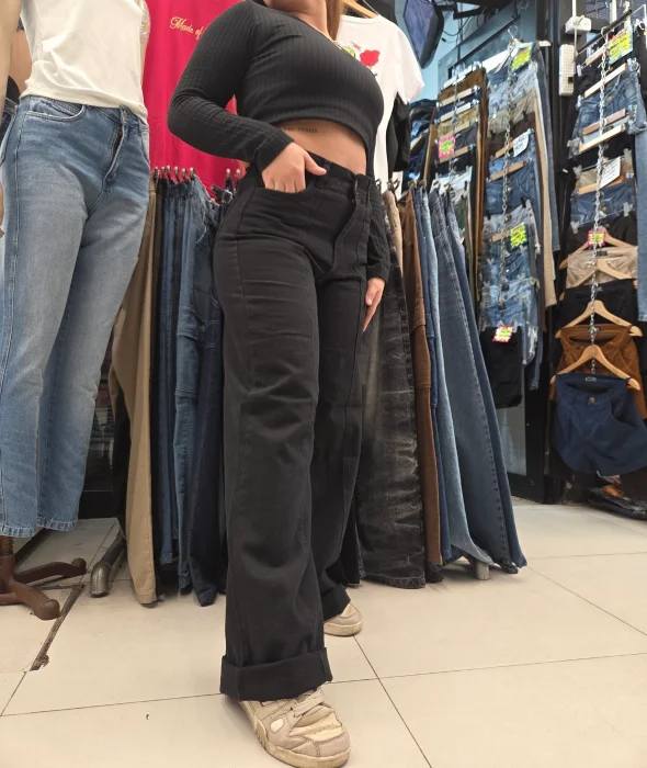 Wide Leg Costura