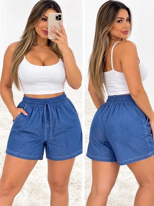 Short Semi Jeans Excelente Calidad Talles M/l/xl/xxl