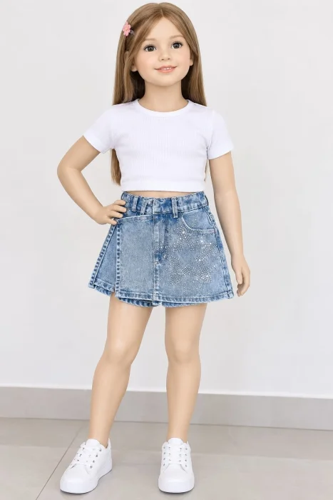 Nuevo Ingreso Short Pollera Elastizado