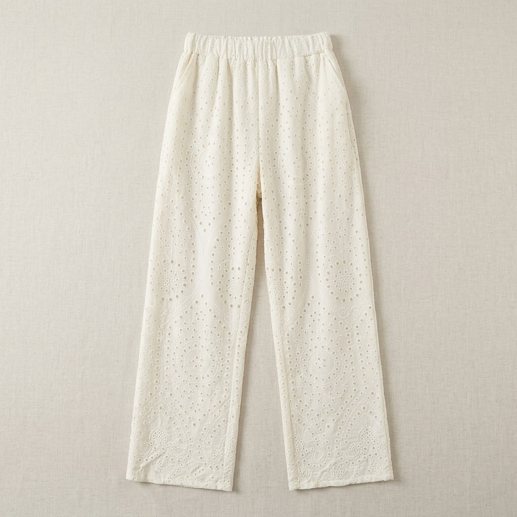 Pantalon Broderie _impo - Imagen 3