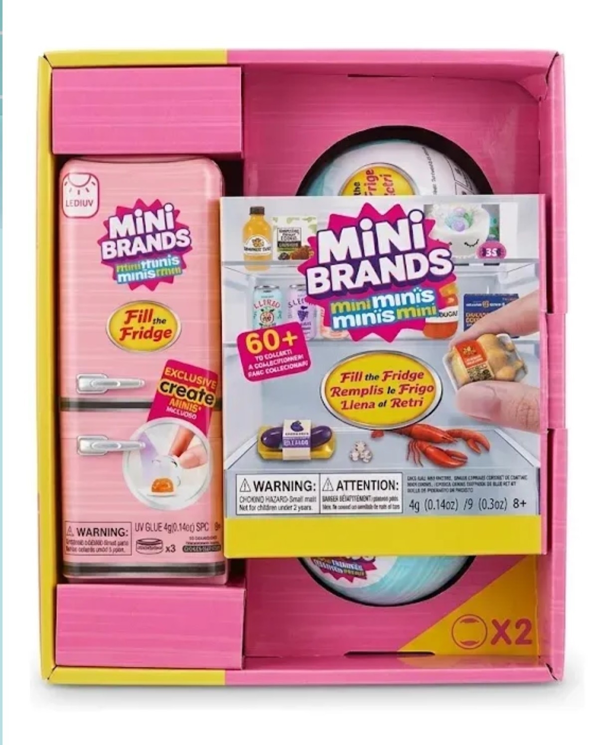 Juguete Heladera Mini Brands C/ Dos Bolsas Sorpresas, Juguetes Virales, Navidad - Imagen 2