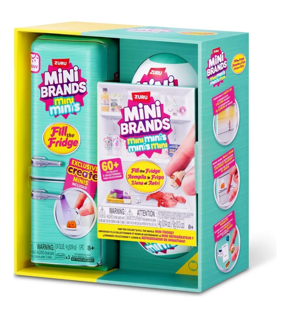 Juguete Heladera Mini Brands C/ Dos Bolsas Sorpresas, Juguetes Virales, Navidad - Imagen 3