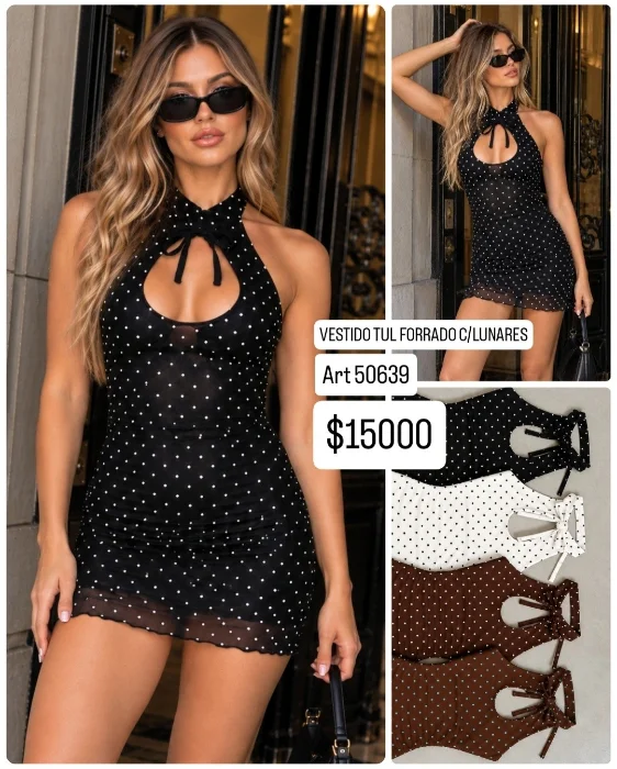 Vestido Lunares