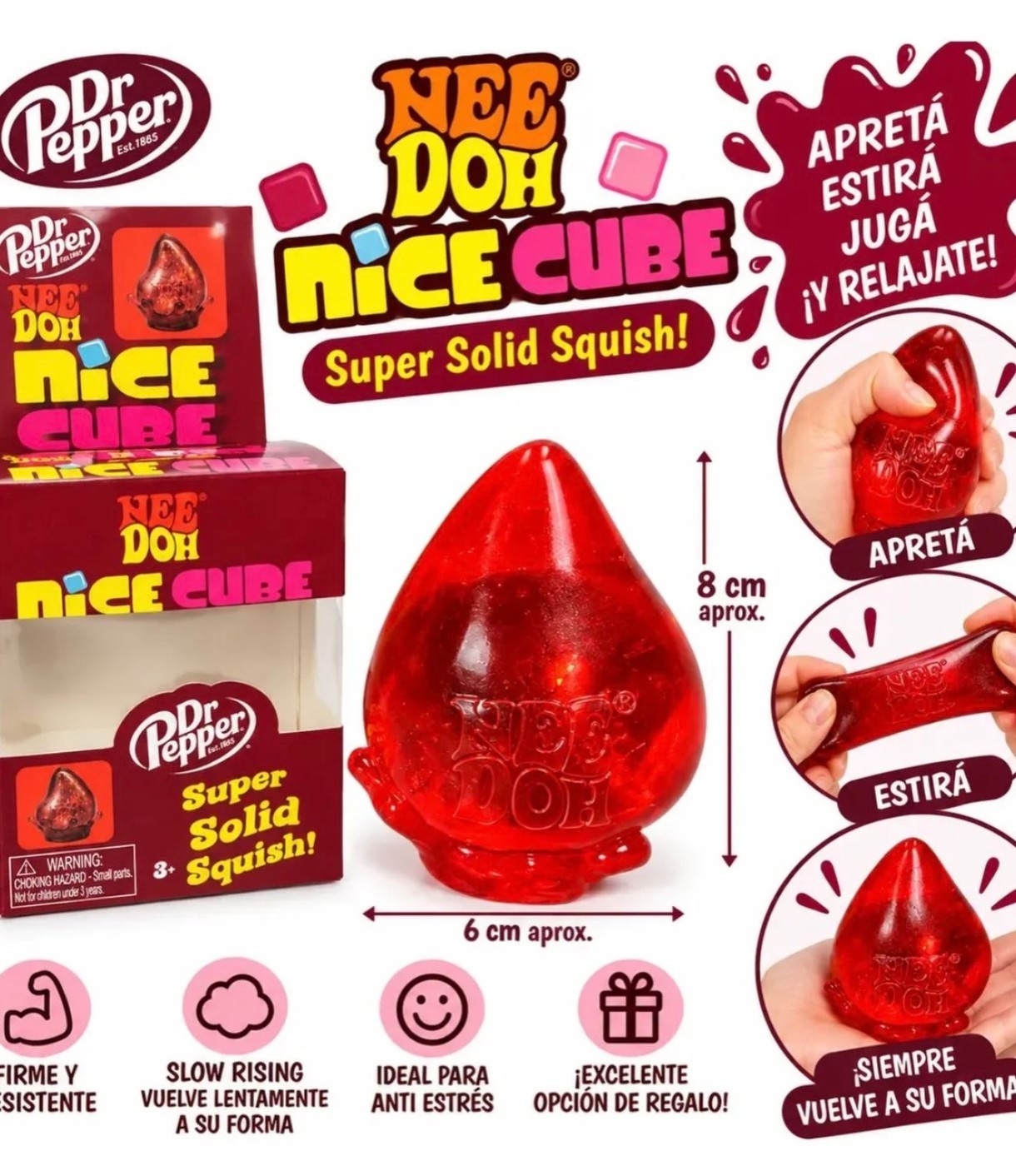 Squishy Antiestres Sensorial con Efecto Rebote Lento Gota, Navidad, Juguetes Viral - Imagen 6