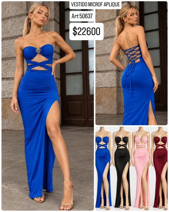 Vestido Aplique Tazas