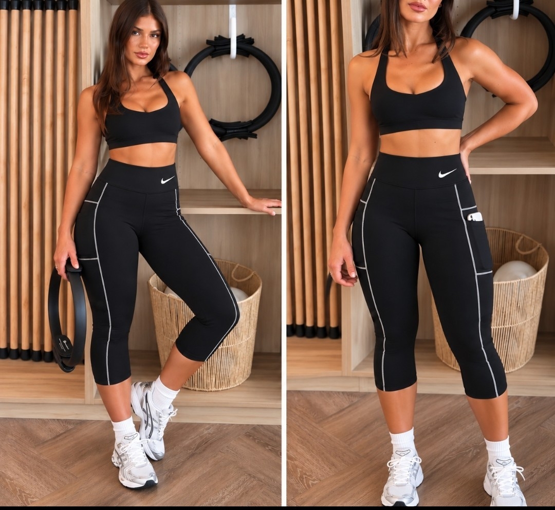 Capri Deportivo Bordado con Bolsillos Laterales. Saplex - Imagen 2