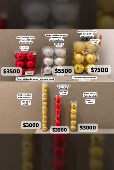 Bolas Navideñas