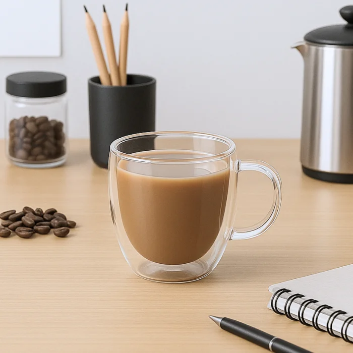 Taza Doble Vidrio 270cc - Cod: Sbk-jgcp03