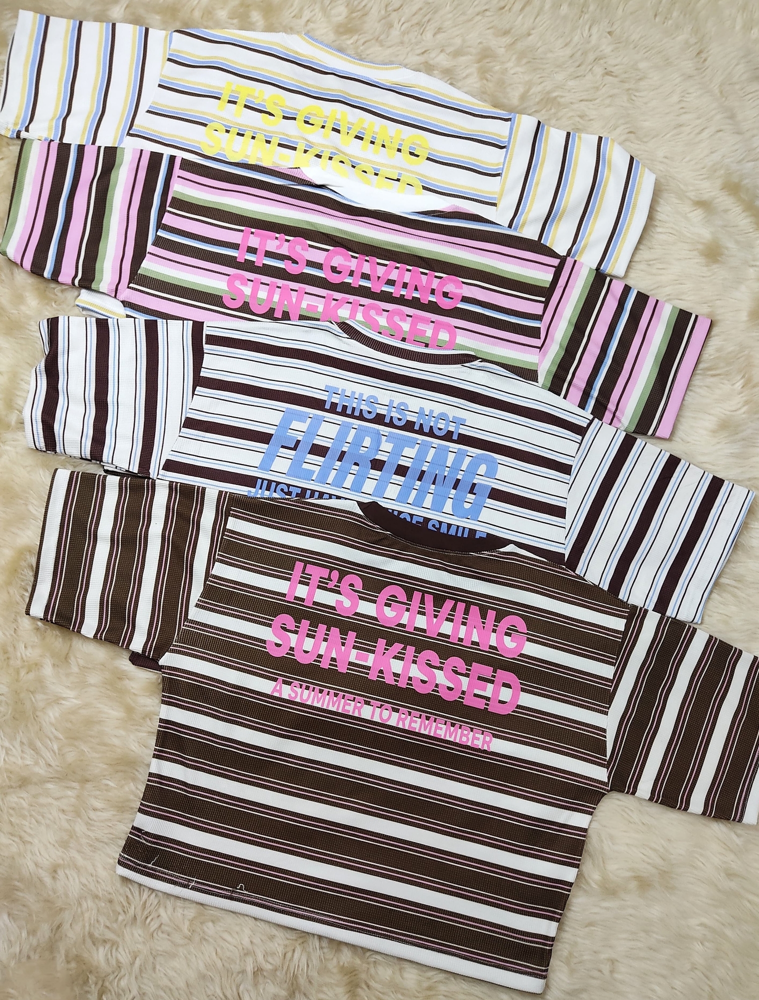 Remera Wafle con Lineas - Imagen 3