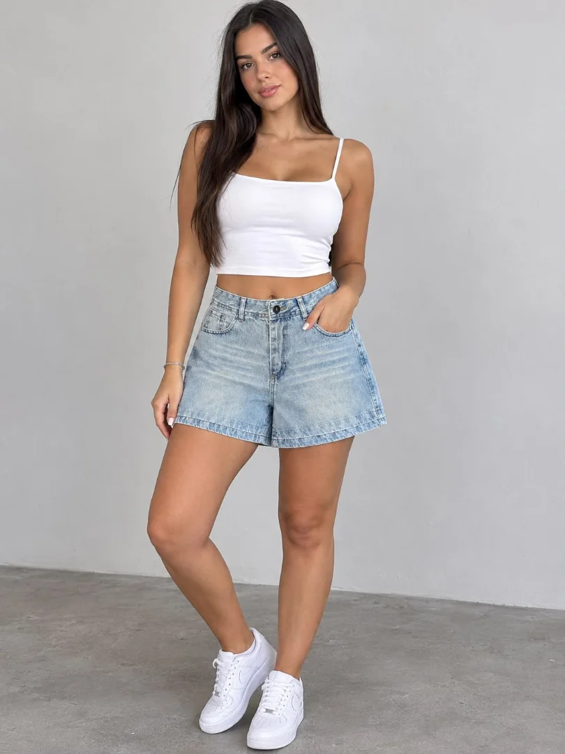 Short Moom Celeste - Imagen 1