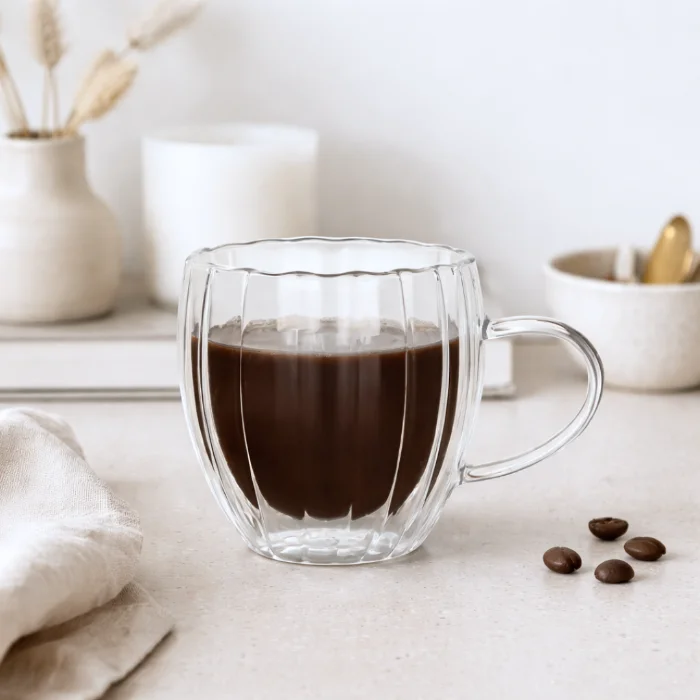 Taza Acanalada Doble Capa 350cc - Cod: Sbk-cp35-3
