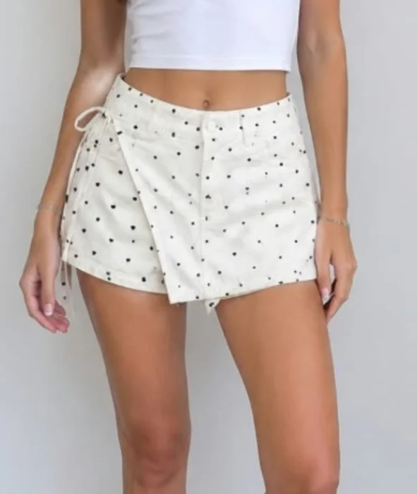 Short Pollera  con Lazo