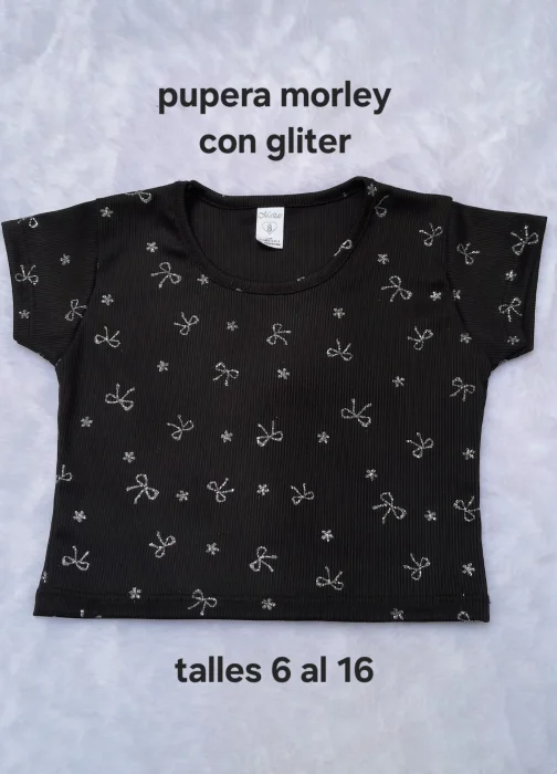 Paperas de Morley con Gliter