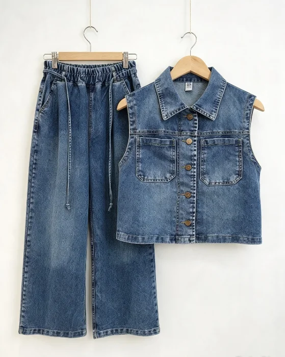 Conjunto Baggy+chaleco