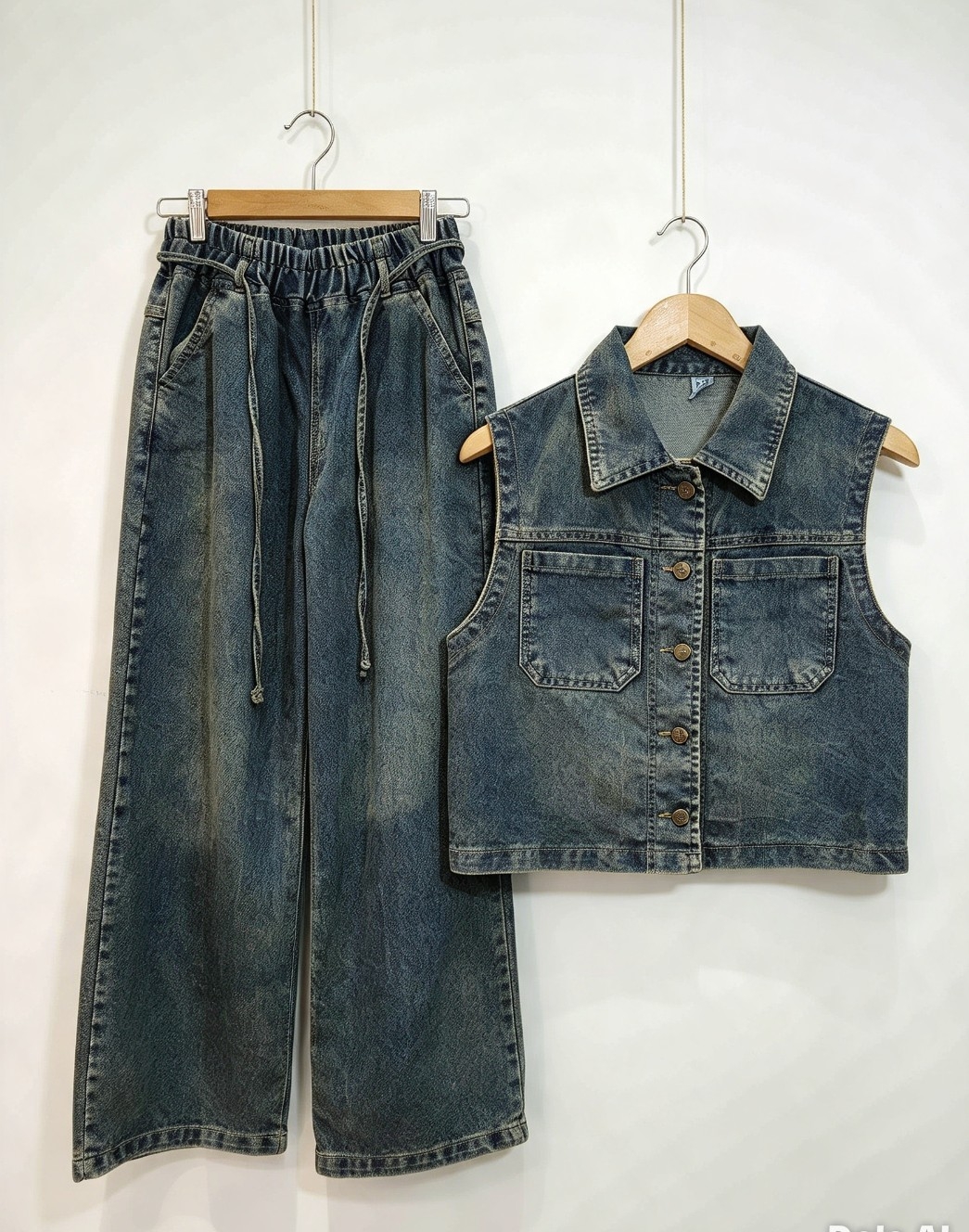 Conjunto Baggy+chaleco - Imagen 3