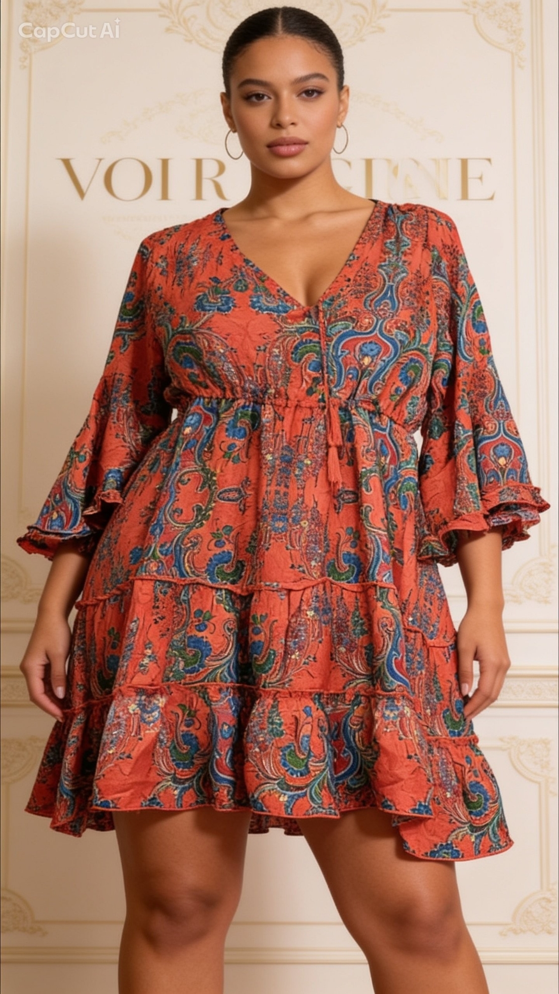 Vestido Corto de Seda - Imagen 2