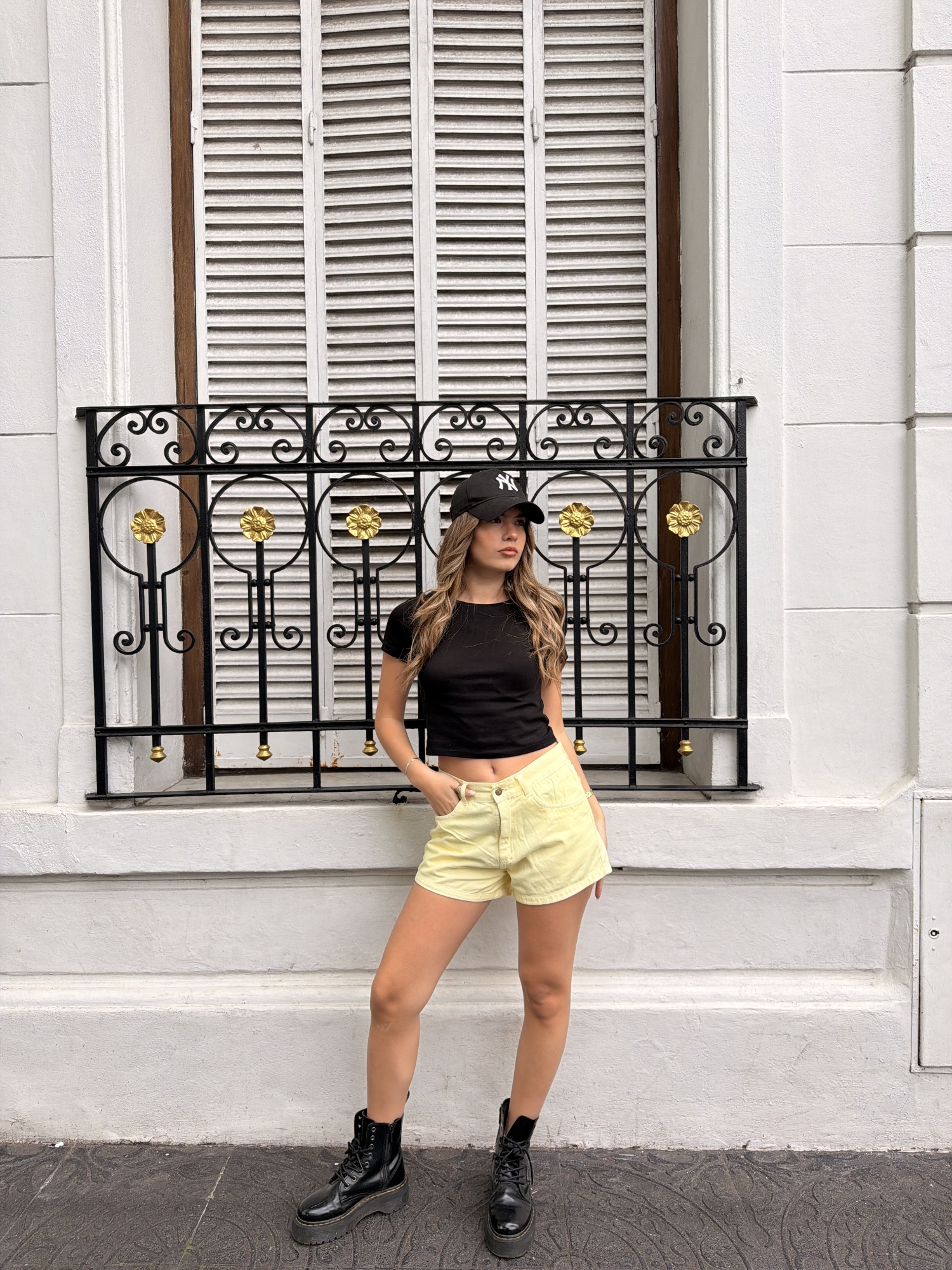 'art 792-3' 36 al 46 Short Amarillo "trend" - Imagen 7