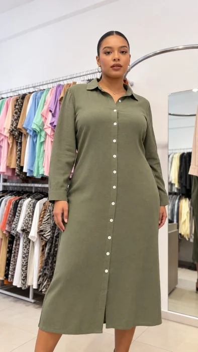 Tunica de Lino Verde