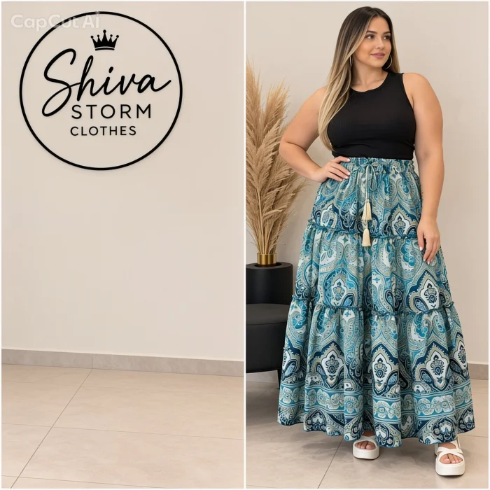 Pollera Estampada