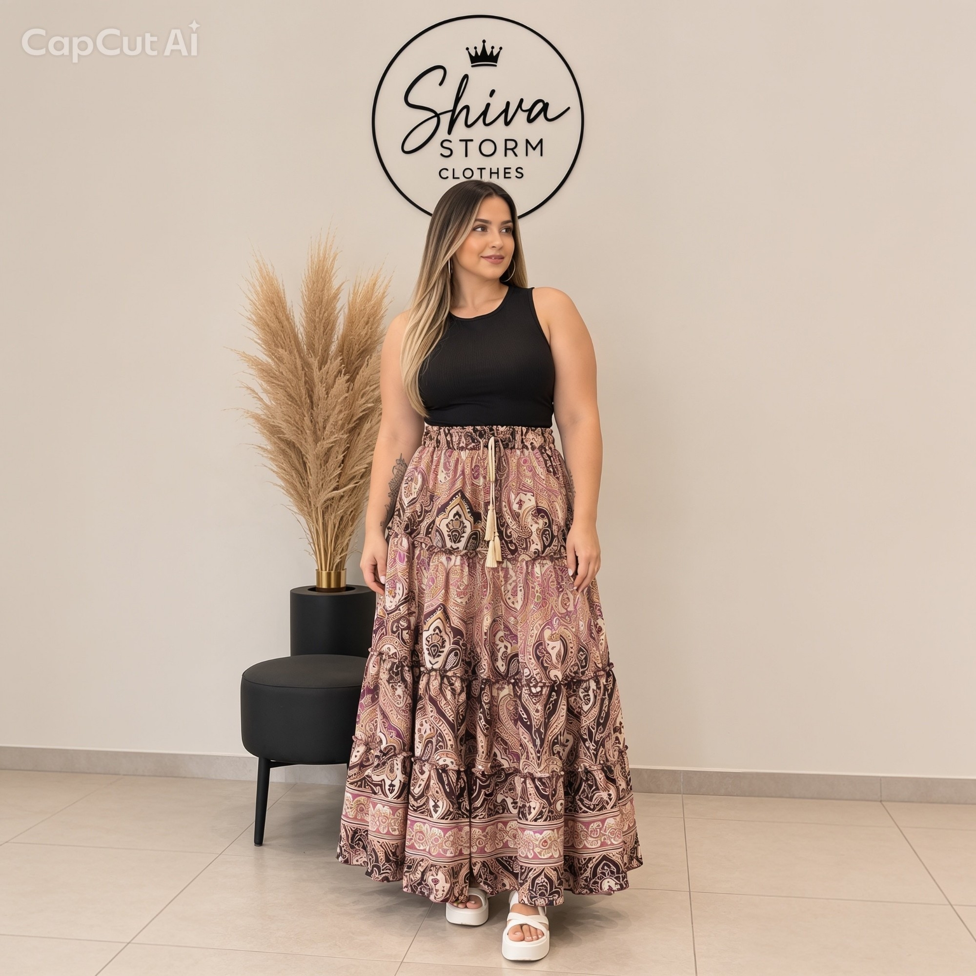 Pollera Estampada - Imagen 2