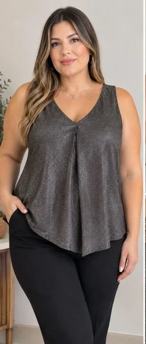 Musculosa Cey con Glitter