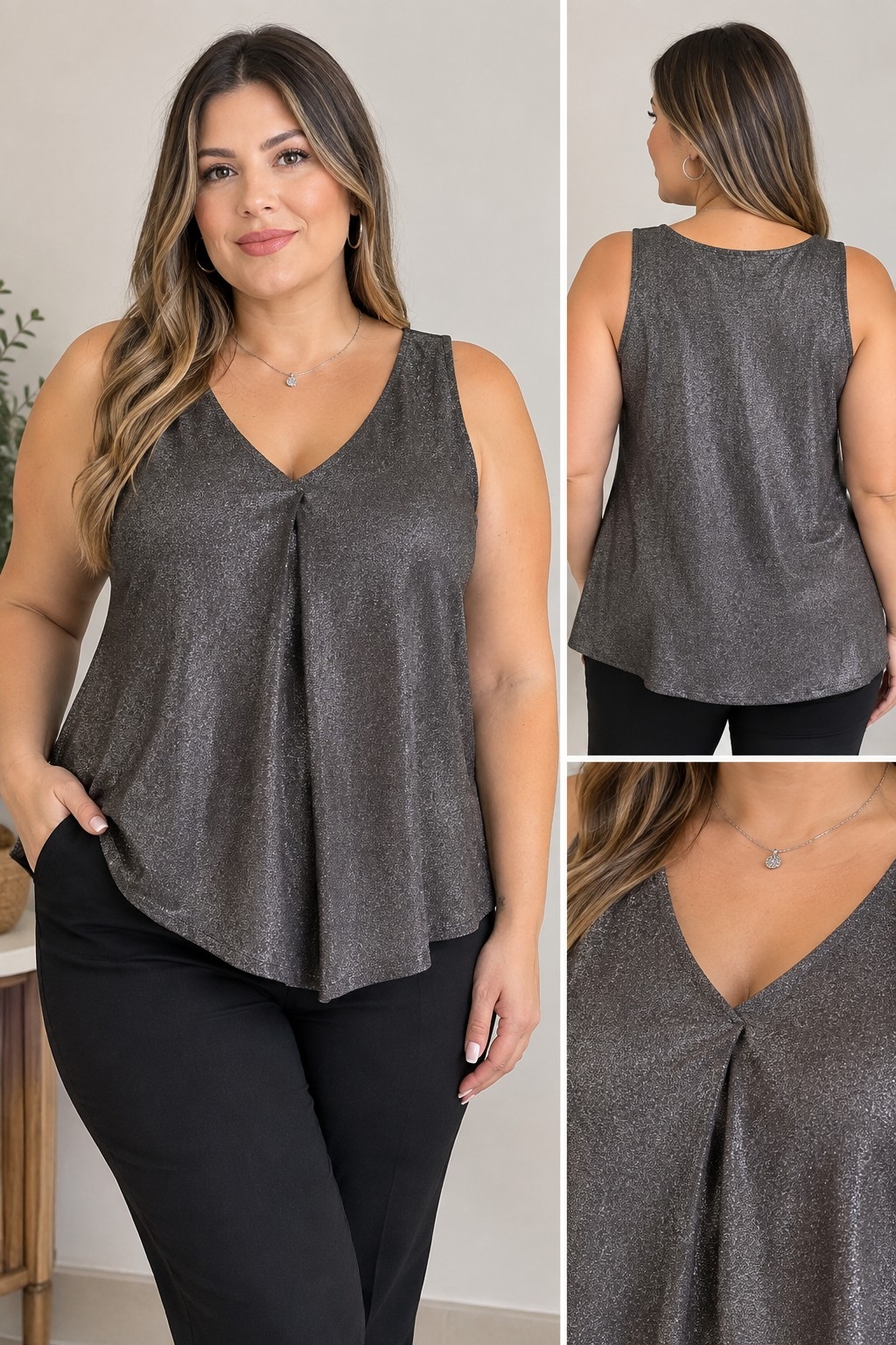 Musculosa Cey con Glitter - Imagen 4