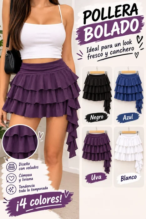 Pollera Bolados