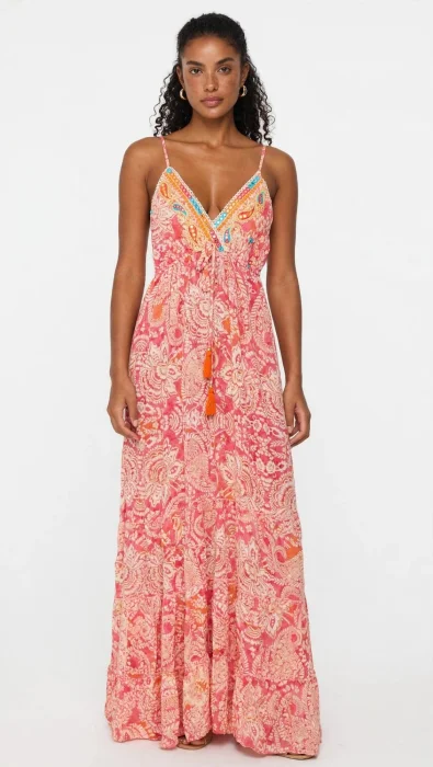 Vestido Boho Indu Bordado