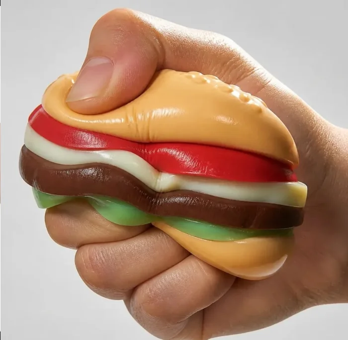 Squishy Antiestres Hamburguesa por Capas, Navidad, Juguetes Viral