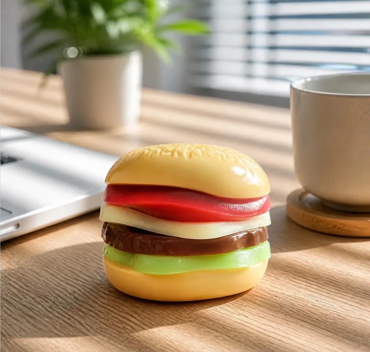 Squishy Antiestres Hamburguesa por Capas, Navidad, Juguetes Viral - Imagen 5
