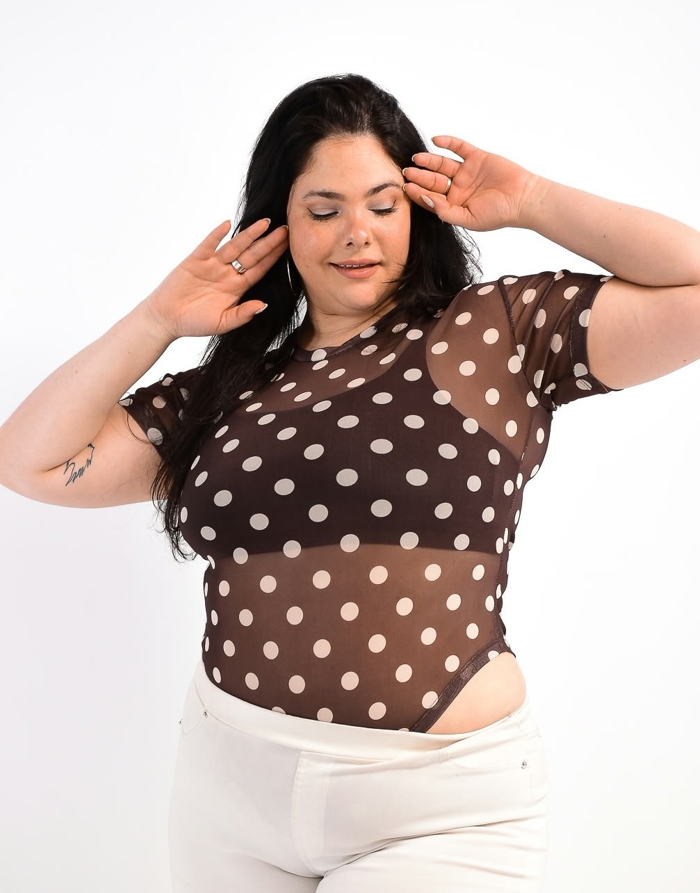 Body Tul Lunares Curvy - Imagen 2
