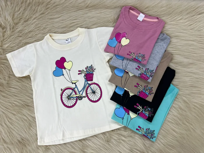 Remera Nena Algodón Peinado