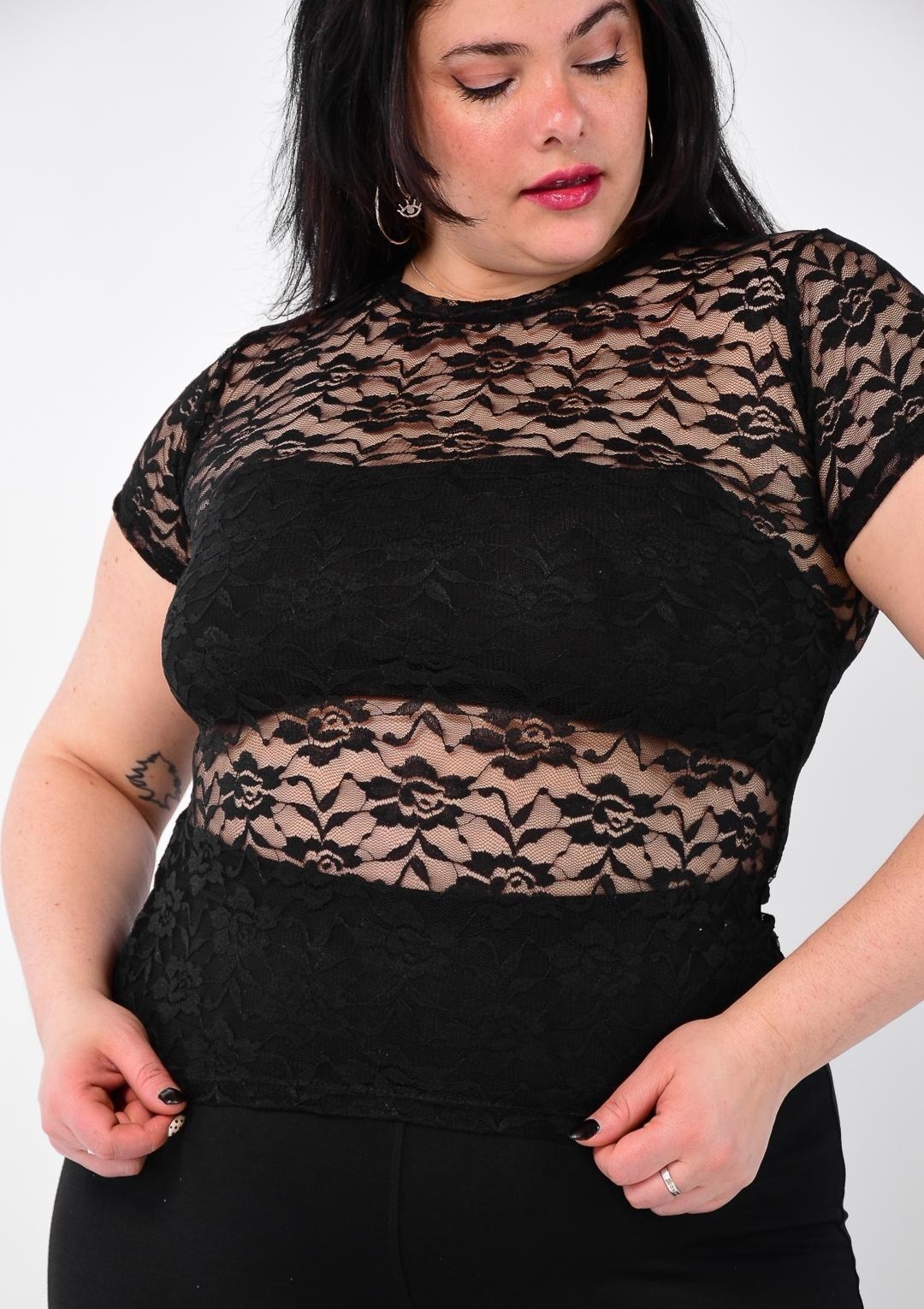 Remera de Encaje Curvy - Imagen 2
