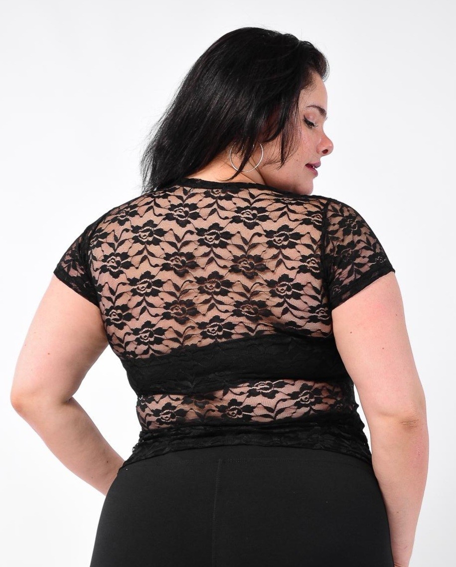 Remera de Encaje Curvy - Imagen 3