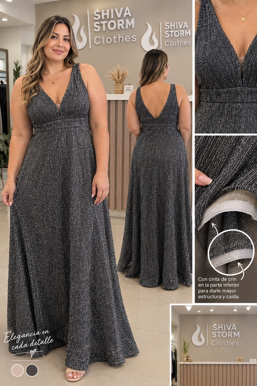 Vestido Plisado - Imagen 3