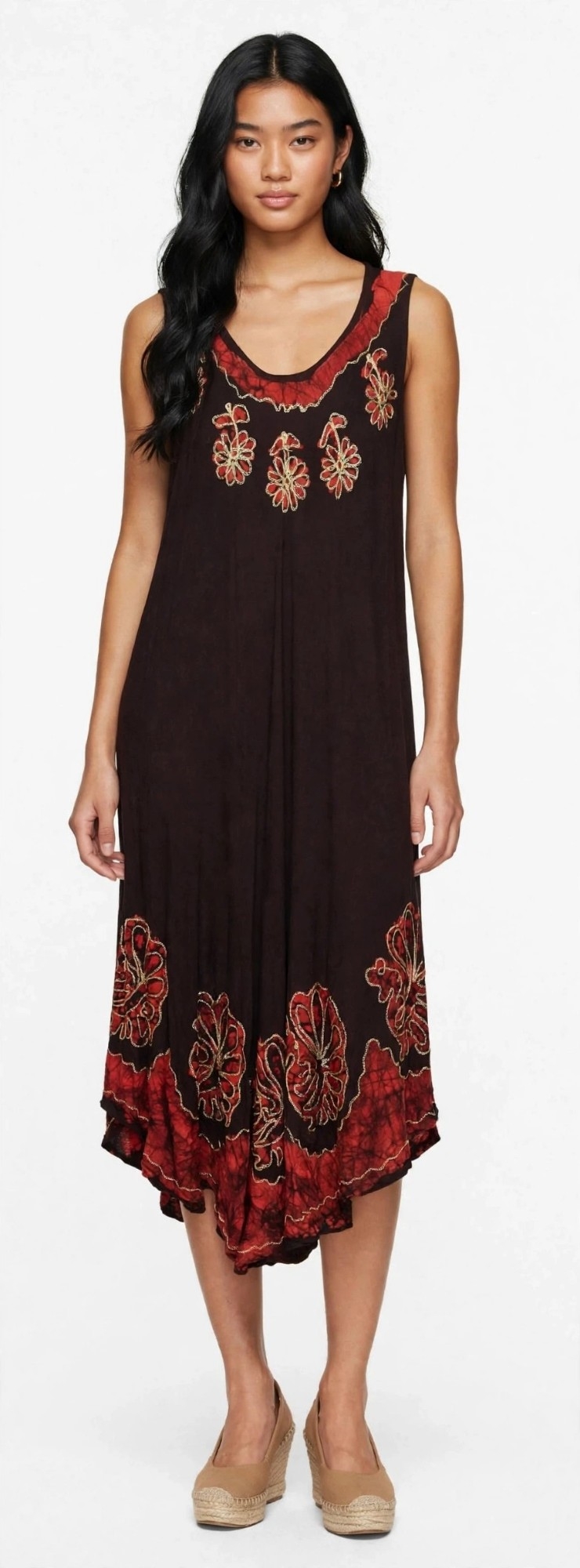Vestido Indu Bordado Boho - Imagen 2