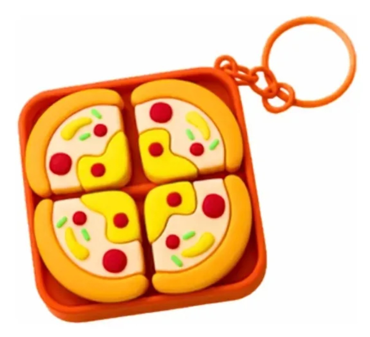 Llaveros Antiestres Tecla Tipo Clicker Comida, Navidad, Juguetes Virales - Imagen 3