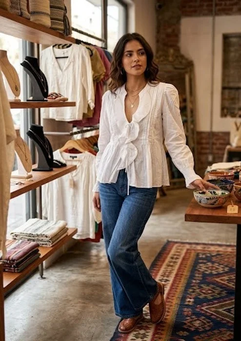 Blusa con Volados
