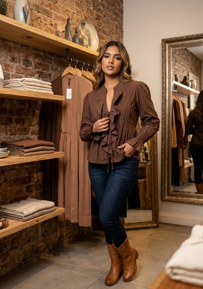 Blusa con Volados - Imagen 3