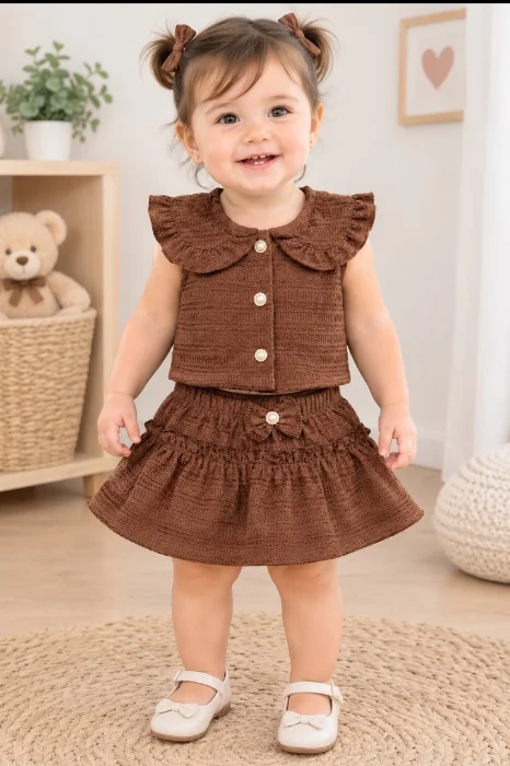 Conjunto Sastrero Short Pollera