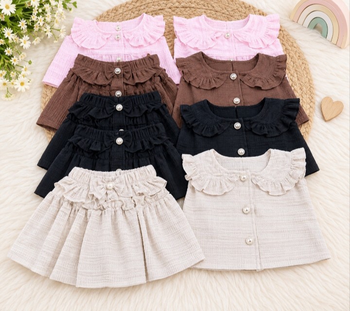 Conjunto Sastrero Short Pollera - Imagen 2