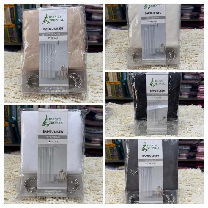 Cortina Lino Bambu