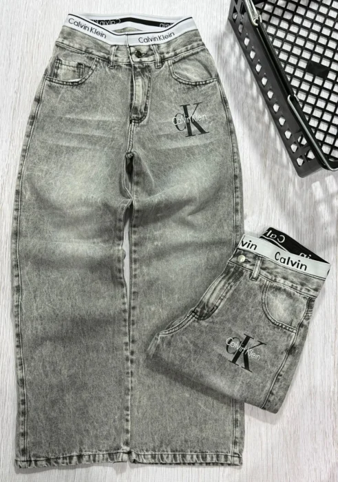 Jeans Ck Gris Humo