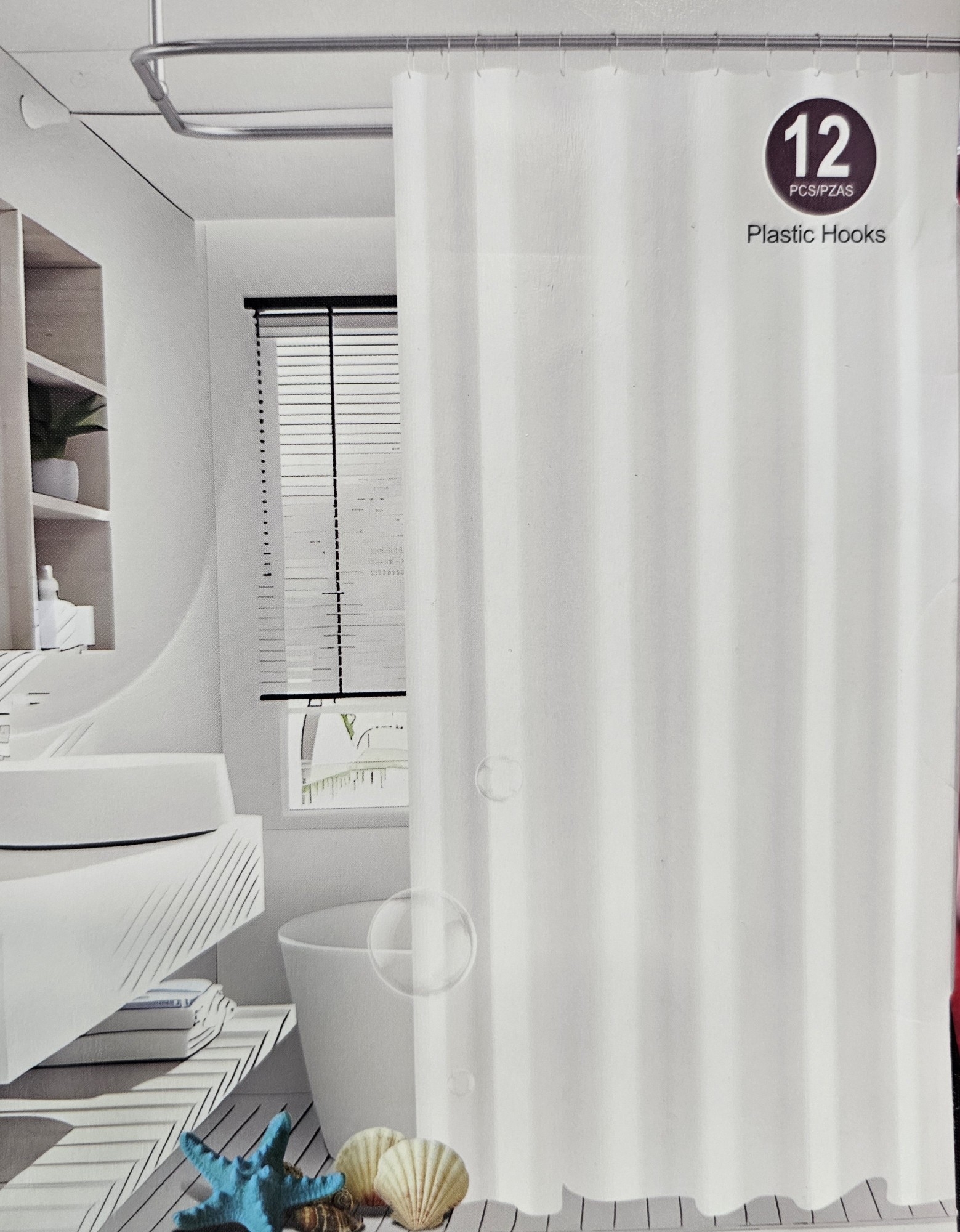 Cortina de Baño Impermeable - Imagen 2