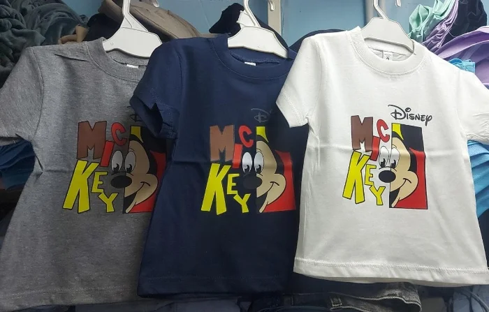 Remeras Mickey y Bermudas