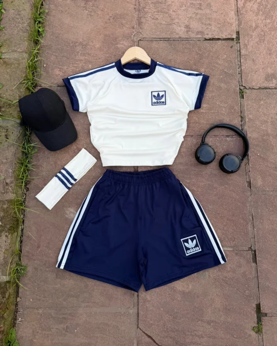 Set Adi Urban Retro (remera/short/vincha a Juego)