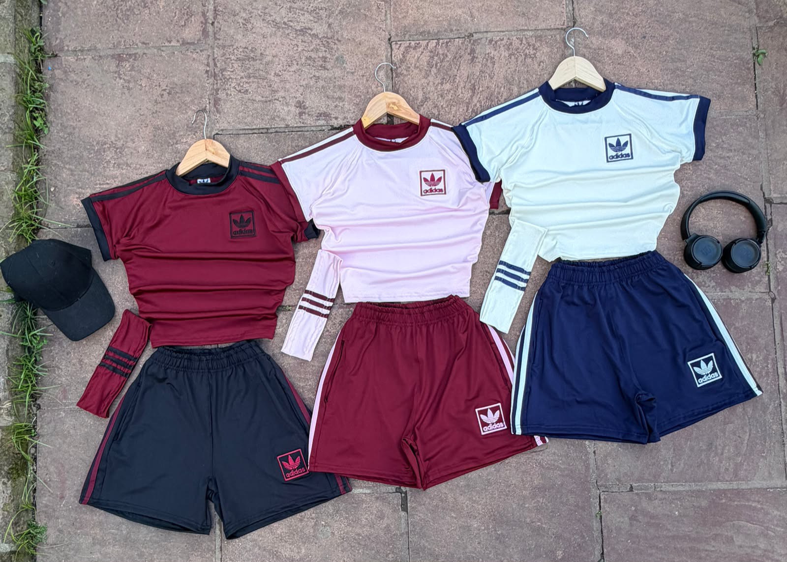 Set Adi Urban Retro (remera/short/vincha a Juego) - Imagen 4