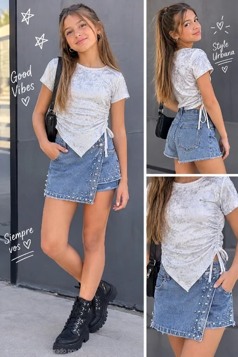 Remera Frunce