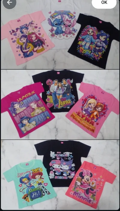 Remera Algodón  Nena